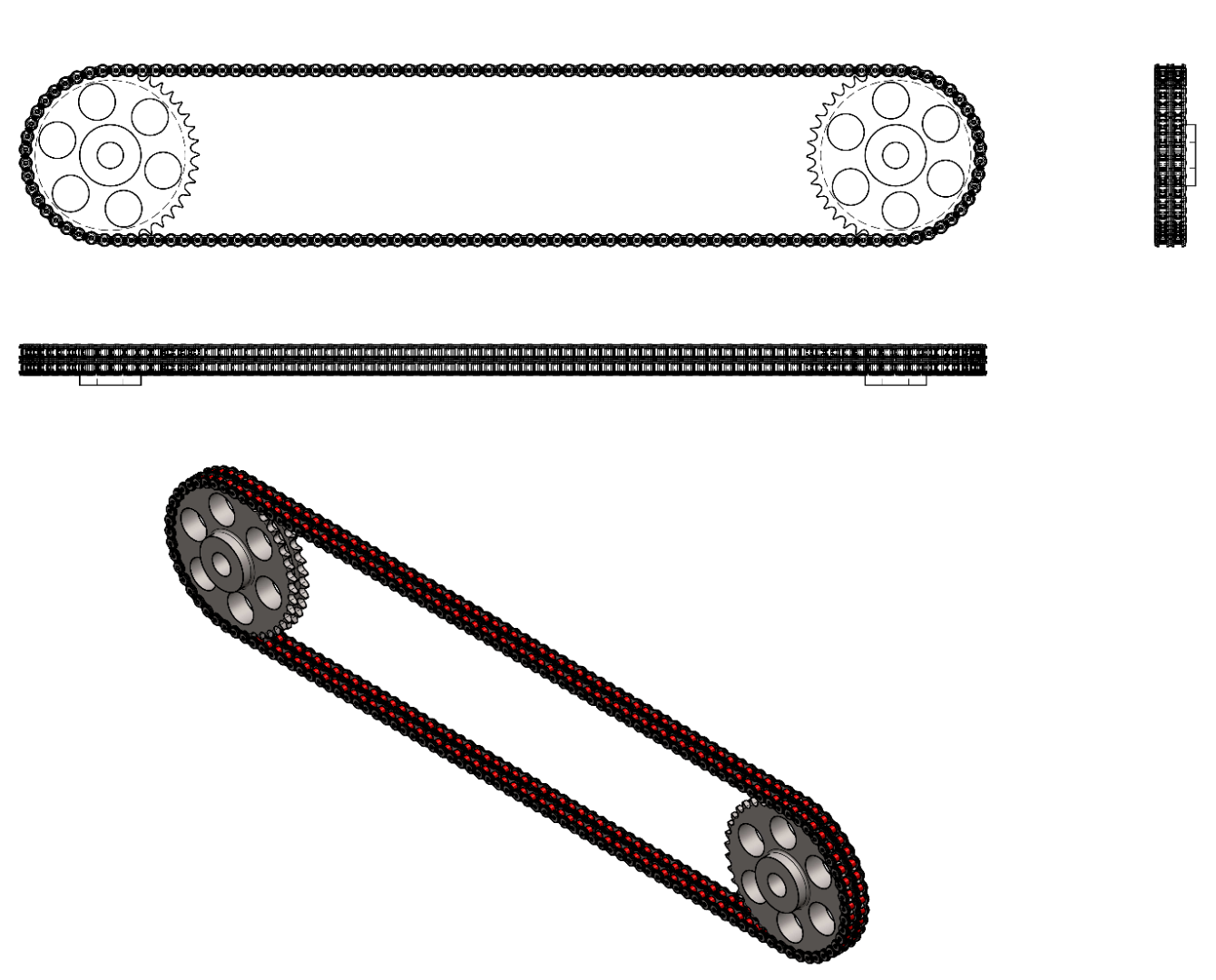 CORRENTE PARA PERFURATRIZ Sandvik DR481i